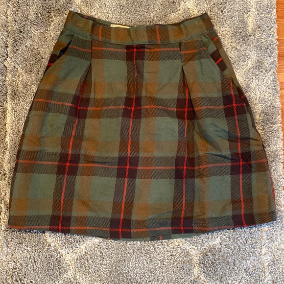 Kiel James Patrick Dresses & Skirts - The Darling Skirt By Kiel James Patrick green and red plaid